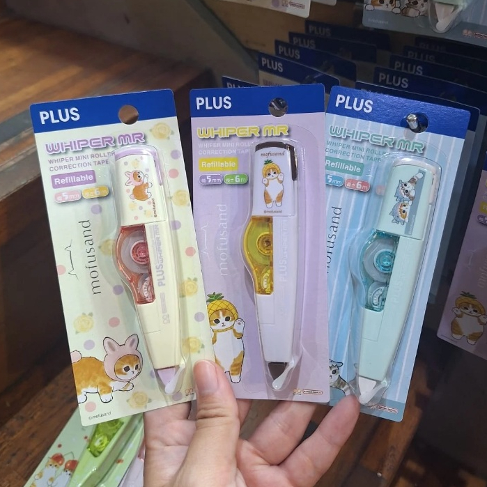 

D3W! Plus Whiper MR Mofusand Correction Tape Cat Neko Same-Nyan Pita Koreksi Limited Edition
