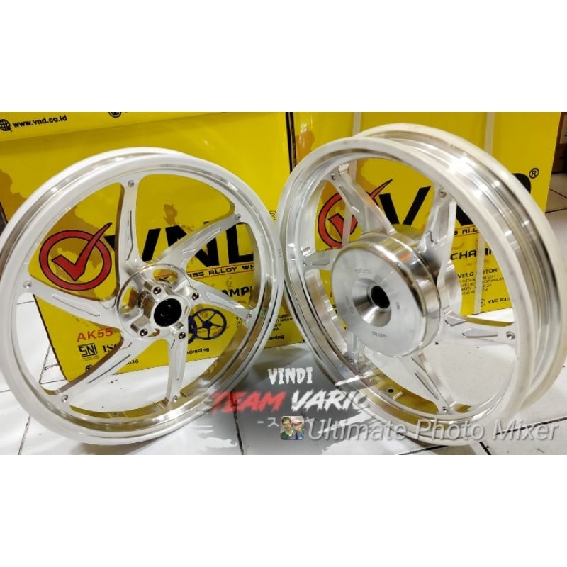 Velg Racing Vnd SIX STAR Mio Sporty Chrome Original100%Vnd