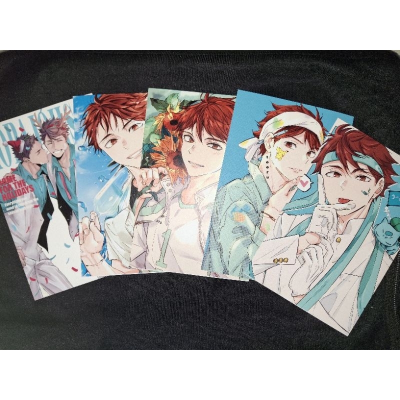 

Postcard Oikawa by ygintam dan Iwaoi by ummm_mmma