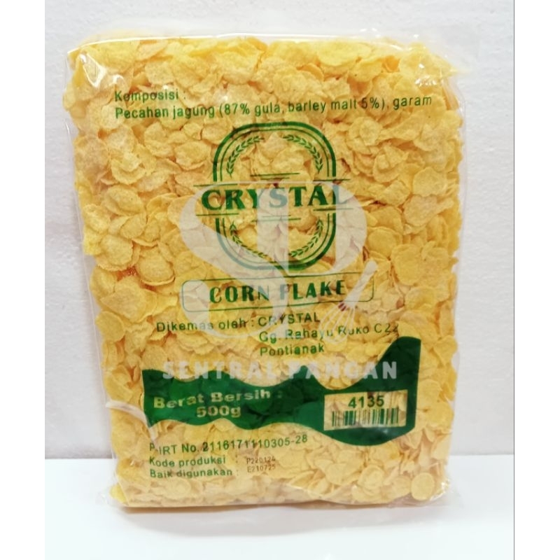 

CRYSTAL CORN FLAKES 250 GRAM DAN 500 GRAM