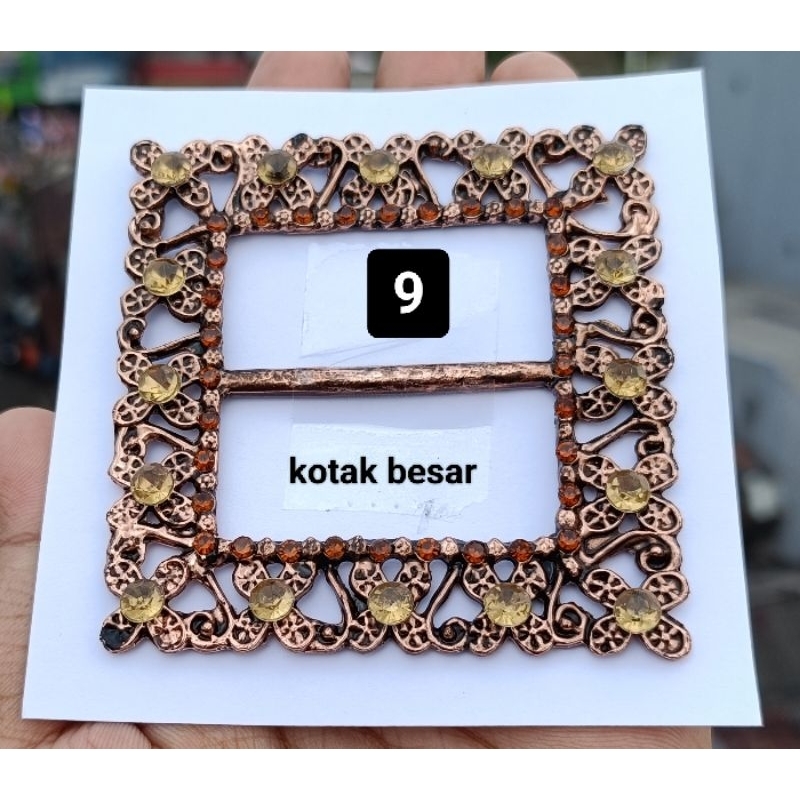 Gesper ring rok lilit baja premium / gesper kain / gesper rok lilit songket / gesper / ring rok lili