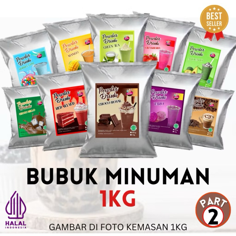 

Bubuk Minuman Rasa Teh kemasan 1kg Mix | Bubuk Minuman Kekinian