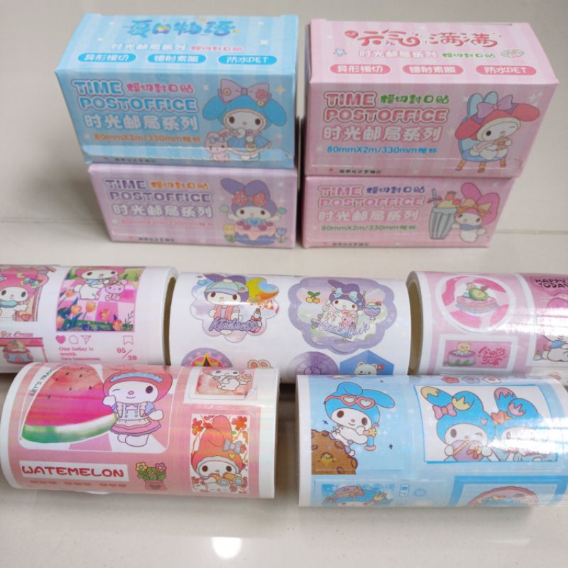 

Sticker gulung hologram postoffice sanrio MY MELODY