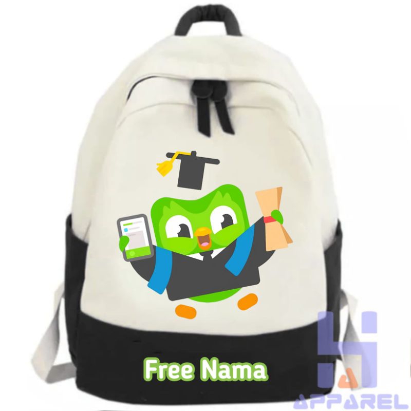 TAS RANSEL ANAK DUOLINGO KARAKTER
