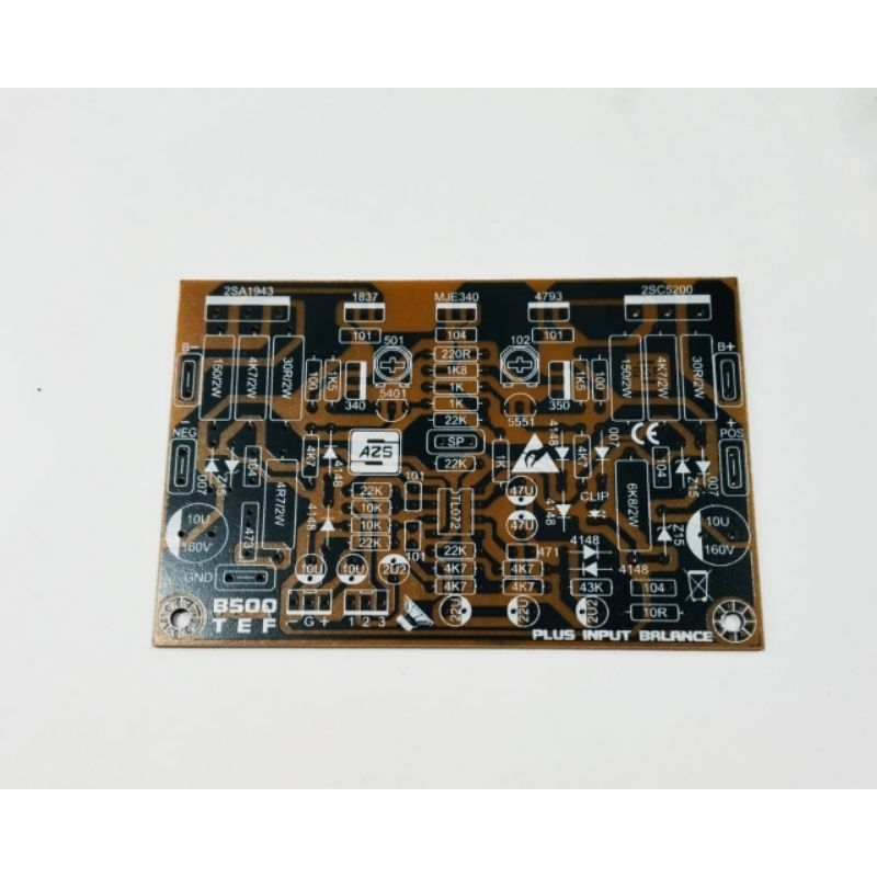 PCB Power Amplifier APEX B500 TEF Input Balance XPC