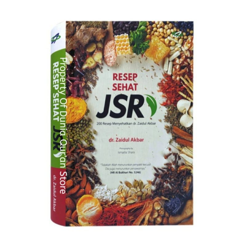 Buku JSR zaidul akbar-Original (ori) Buku 200 Resep Sehat JSR dr. Zaidul Akbar (FULL COLOR)