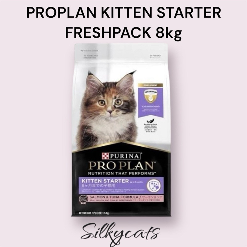 Proplan kitten starter 8kg FRESHPACK. Makanan anak kucing proplan 8kg exp lama