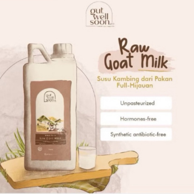 

gut well soon raw goat milk