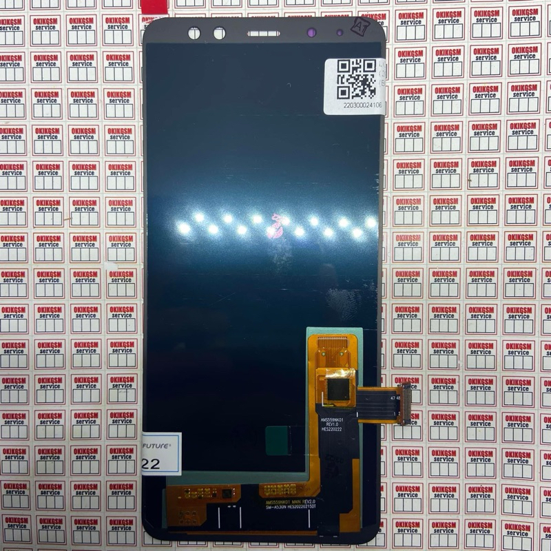 LCD TOUCHSREEN SAMSUNG A530/A8 2018 Original Amoled Presisi Super Tipis