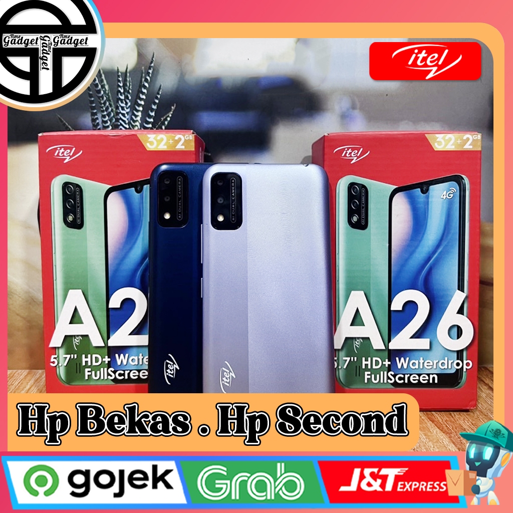 iTel A26 Ram 2GB Rom 32GB Second Original Resmi Indonesia