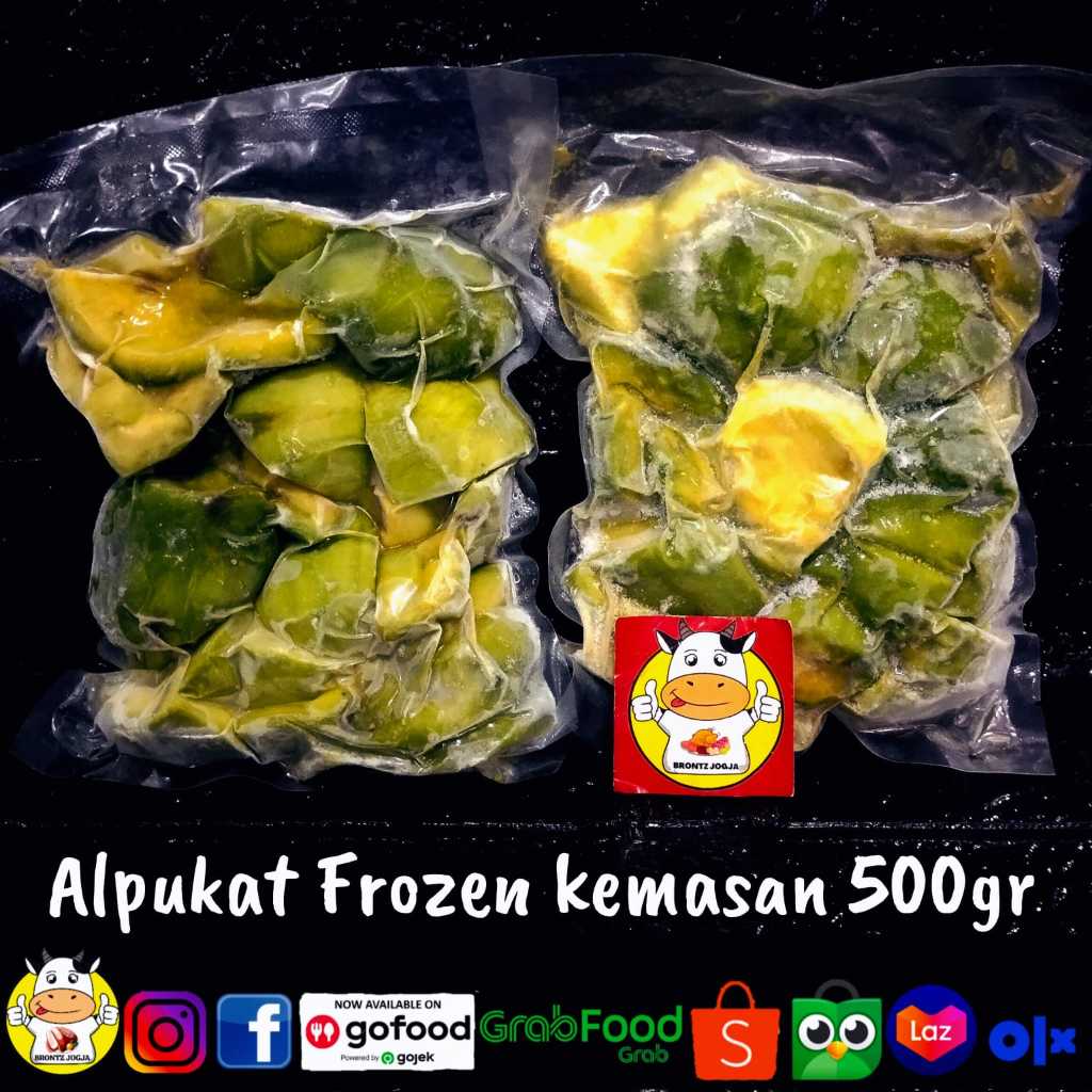 

ALPUKAT FROZEN 500GR-FROZEN FOOD-BRONTZ JOGJA