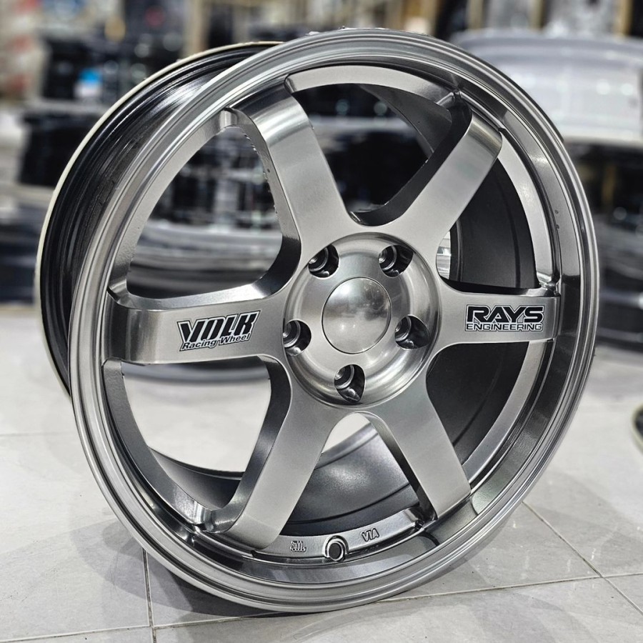 velg mobil ring 17 TE37 LEBAR 8 velg mobil racing xpander terios ertiga rush innova hrv crv