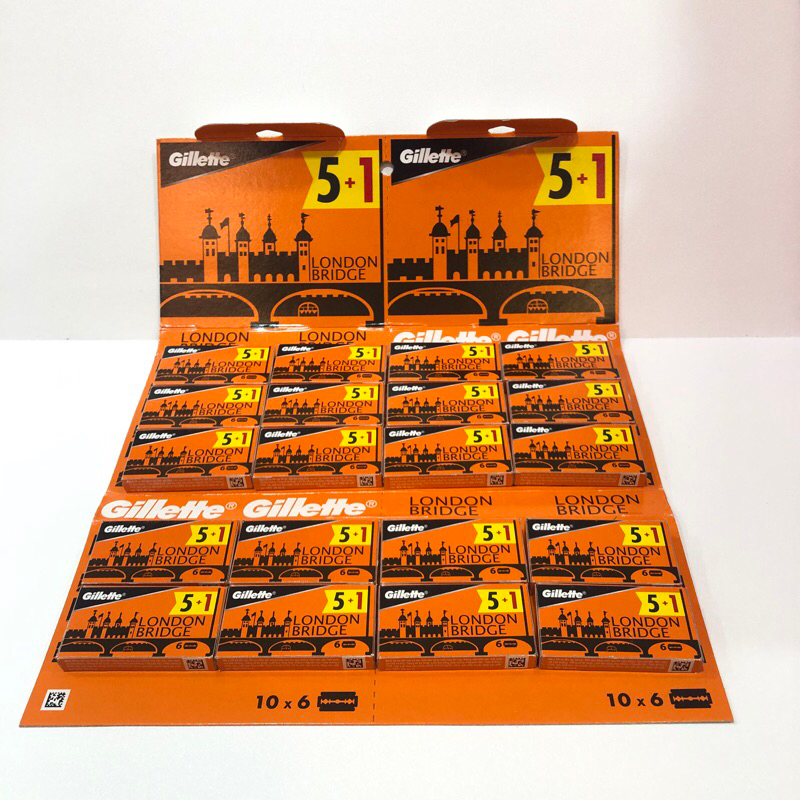 Silet Gillette London Bridge Blade 6x20x50 satu papan