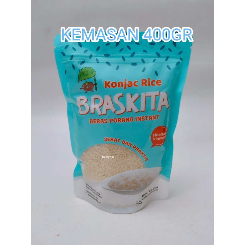 

Beras Porang Braskita 400Gr Sehat Instan
