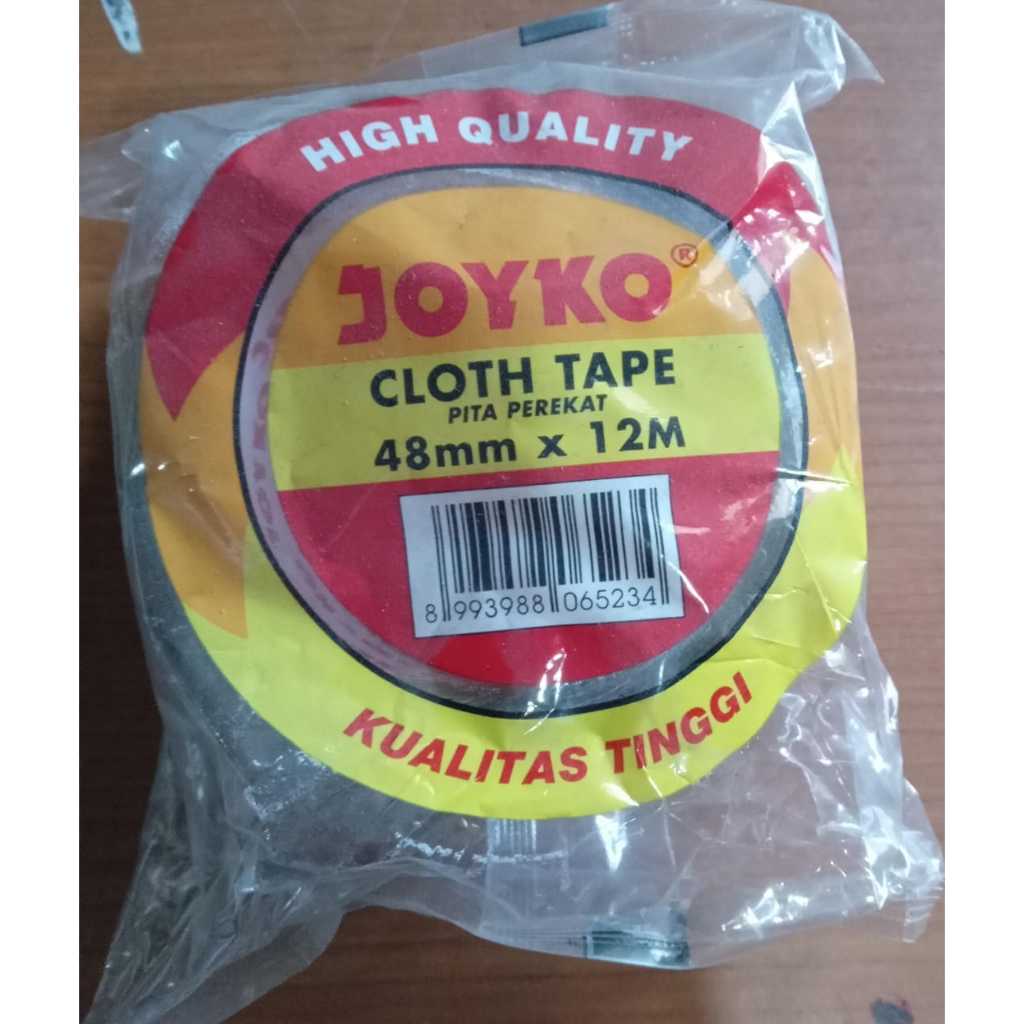 

Linen Tape Joyko 2" Hitam (12M) / Lakban kain 2inch