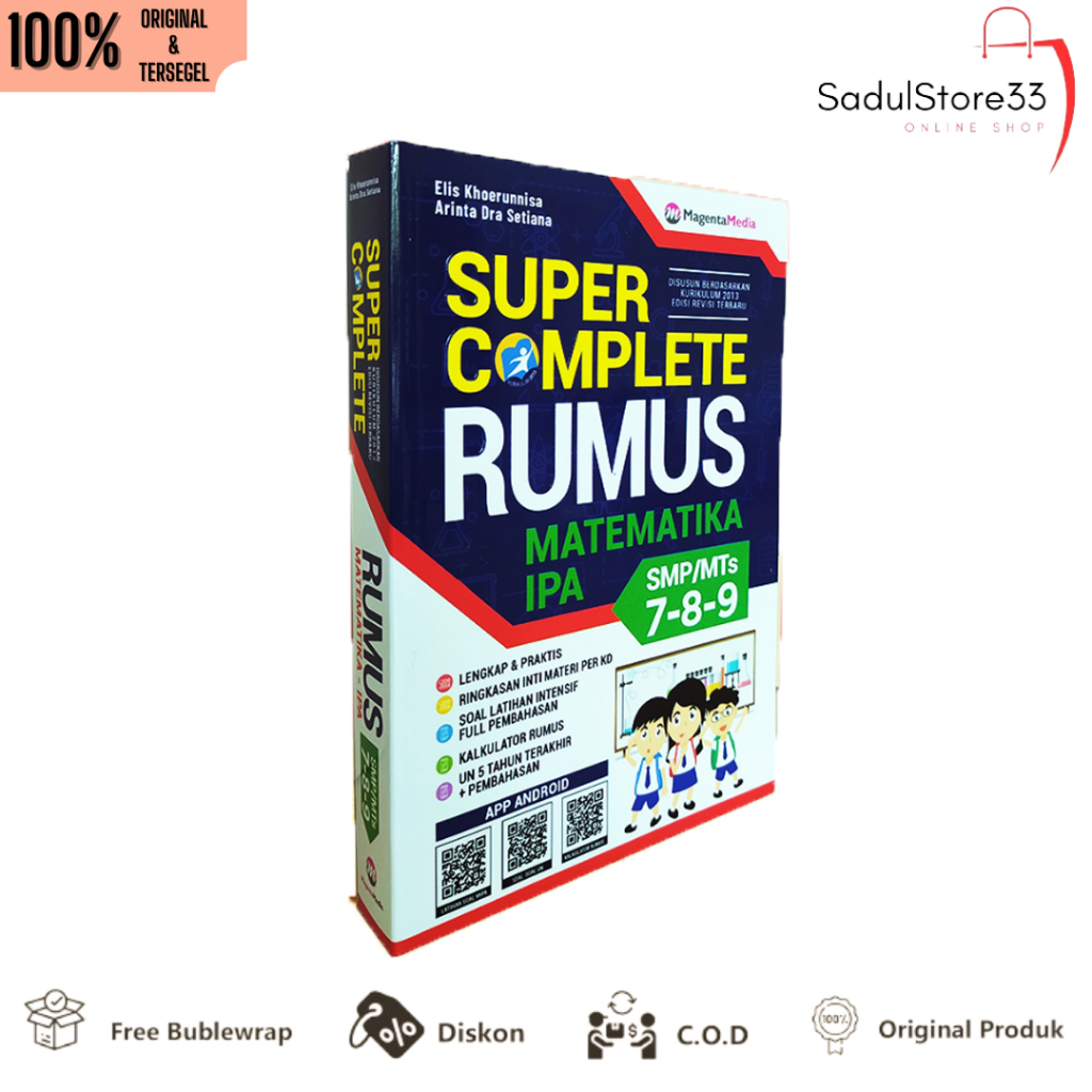 BUKU PELAJARAN SMP - SUPER COMPLETE M-IPA SMP/MTS KELAS 7-8-9