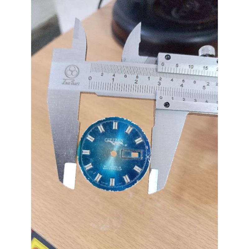 dial jam citizen blue 31mm