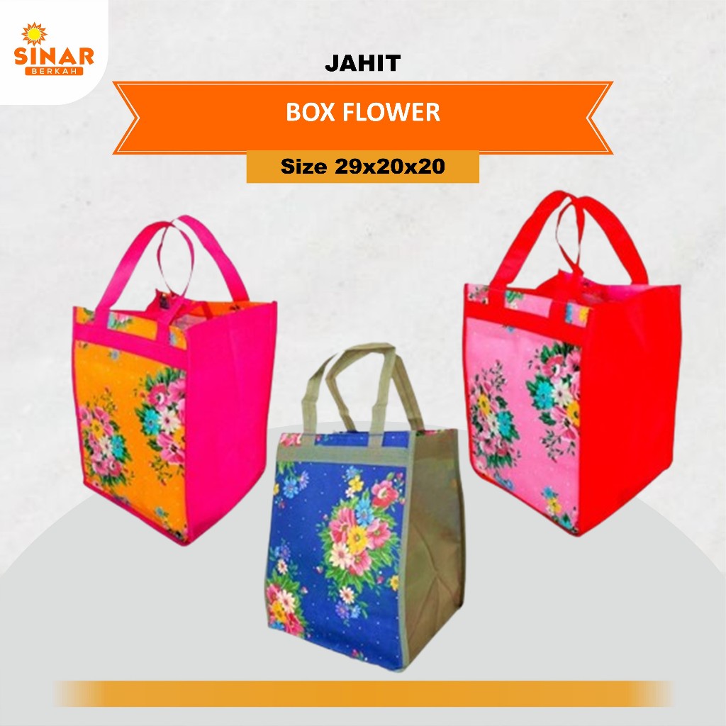 

Tas Kotak Nasi Bahan Spunbond Tebal Jahit Tas Syukuran Tas Hajatan Nasi Kotak Tas Berkat Ukuran 29X20X20