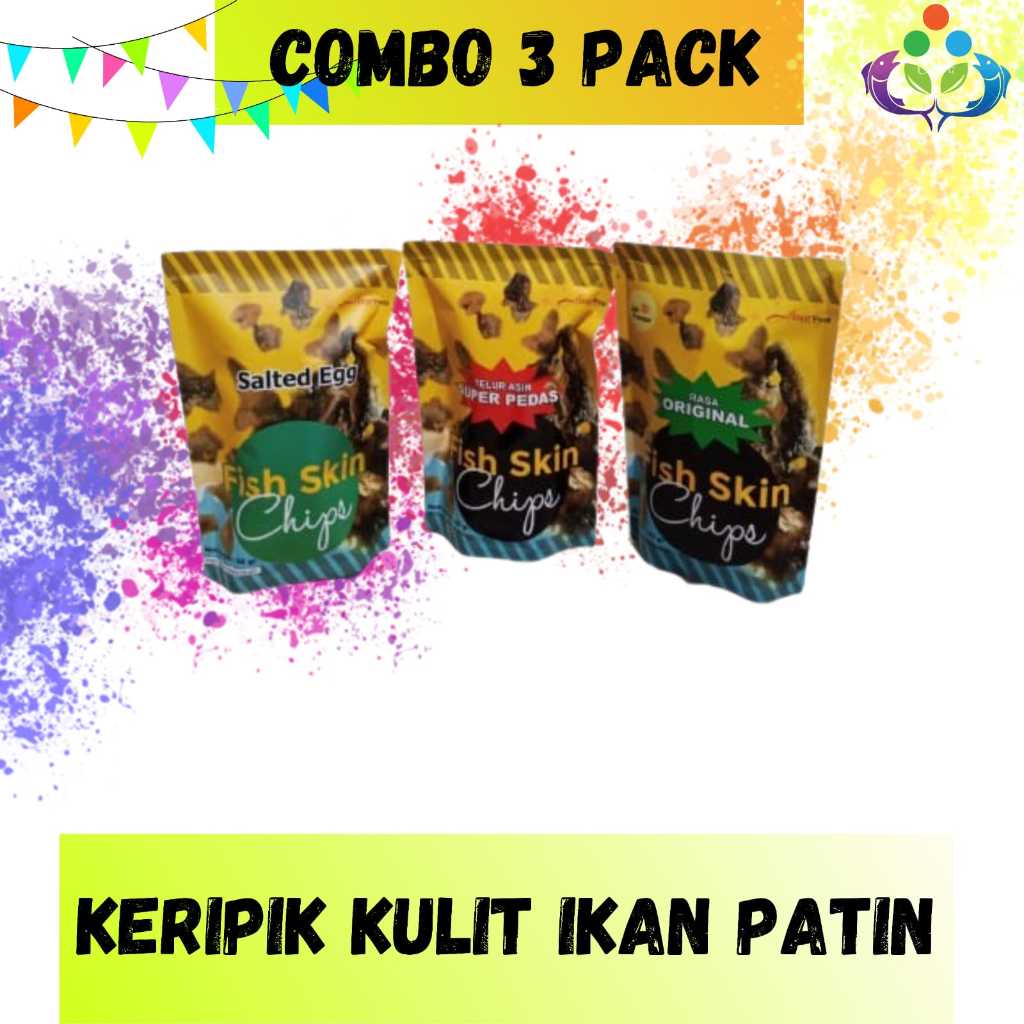 

COMBO 3 POCK | Ainur_food | keripik kulit ikan patin gurih dan lezat