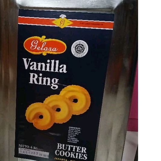 

Biskuit Vanilla Ring Gelora Bakery 6 Kg