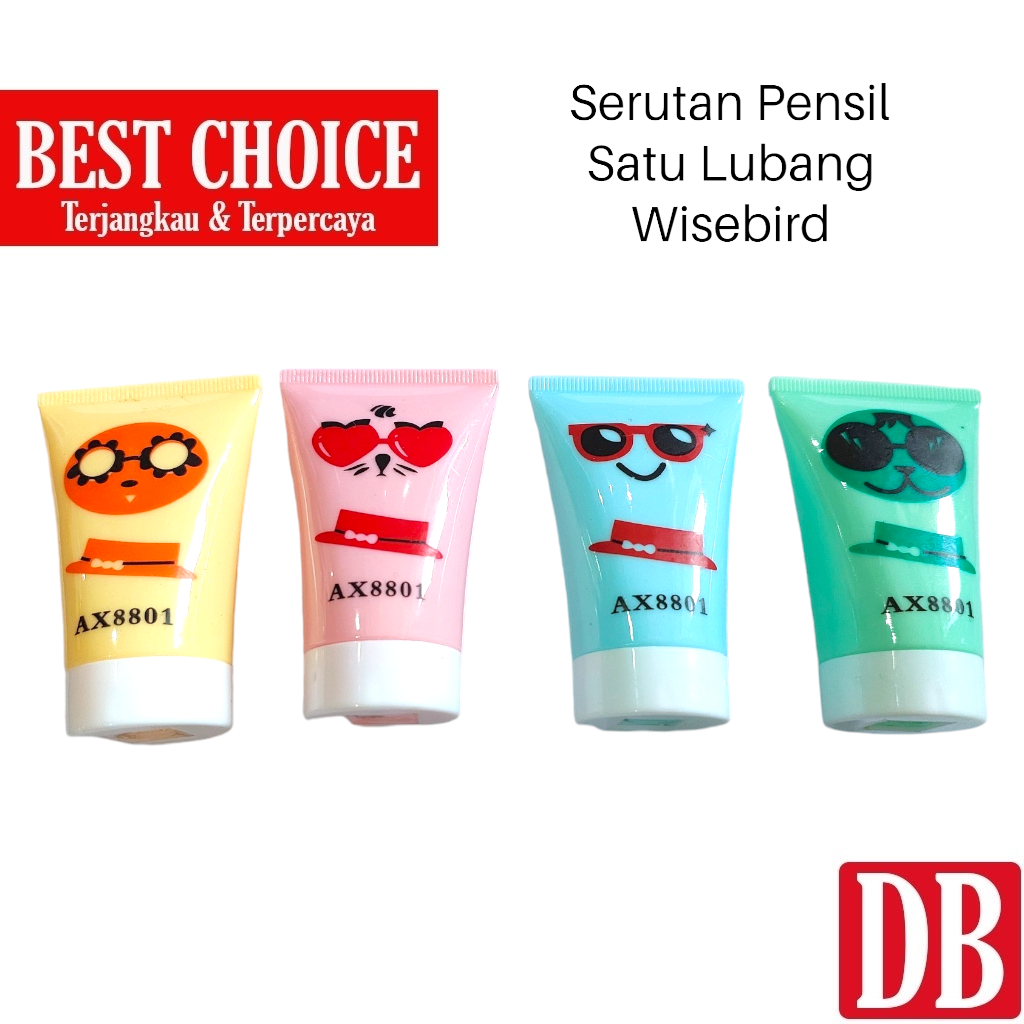 

Serutan / Rautan / Pencil Sharperner Fancy Lucu Tube Odol Wisebird (1pcs)