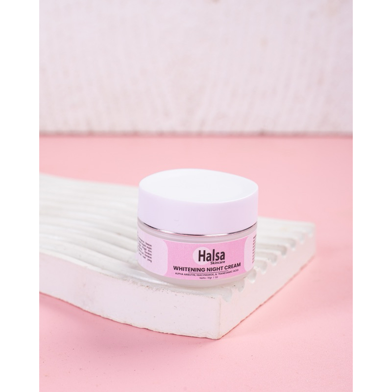 [WHITENING NIGHT CREAM] WHITENING NIGHT CREAM HALSASKINCARE