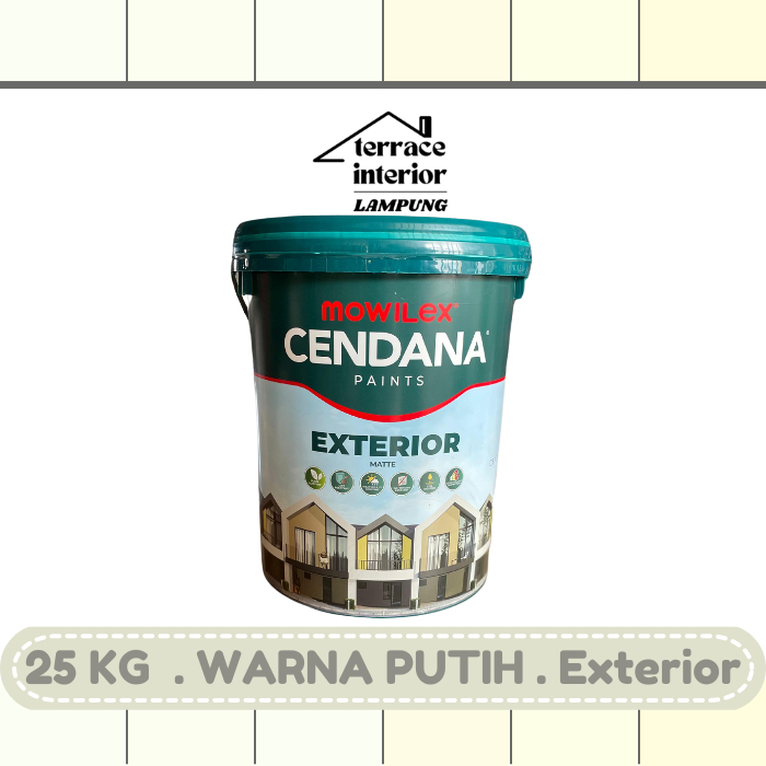 Cat Tembok Mowilex Cendana Exterior Warna Putih 25 kg