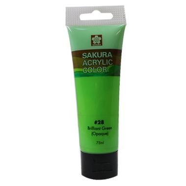 

Gramedia Batam - Sakura Acrylic 20ml #28 BriliantGreen