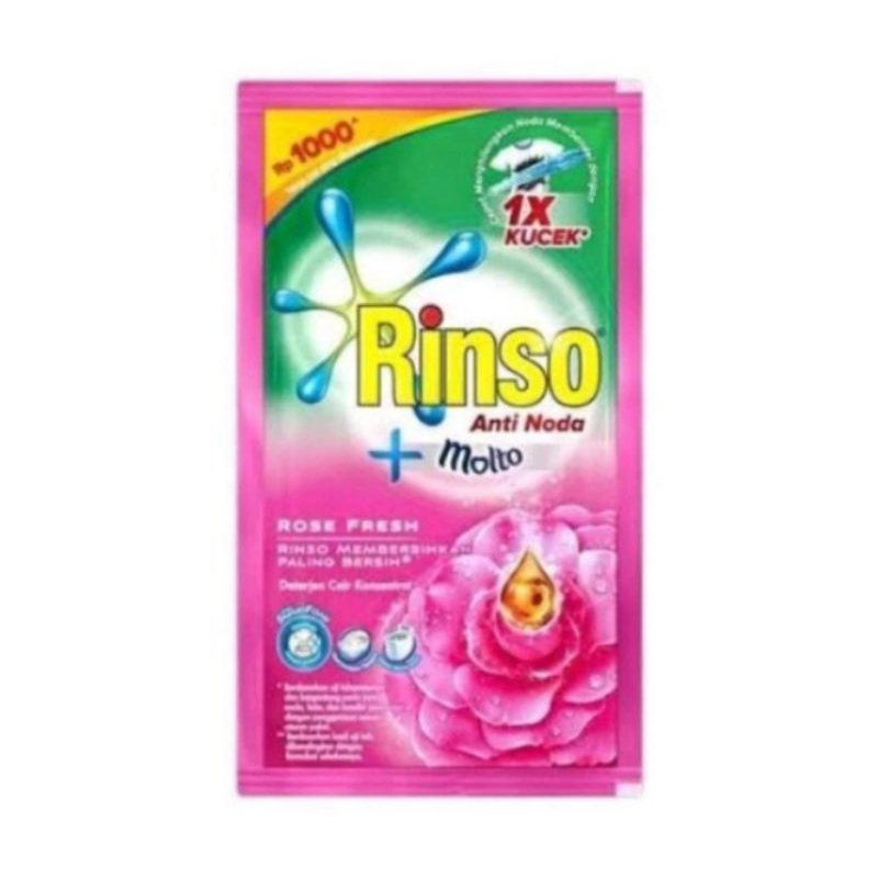 Rinso Cair Detergent Cair 6 sachet 38ml