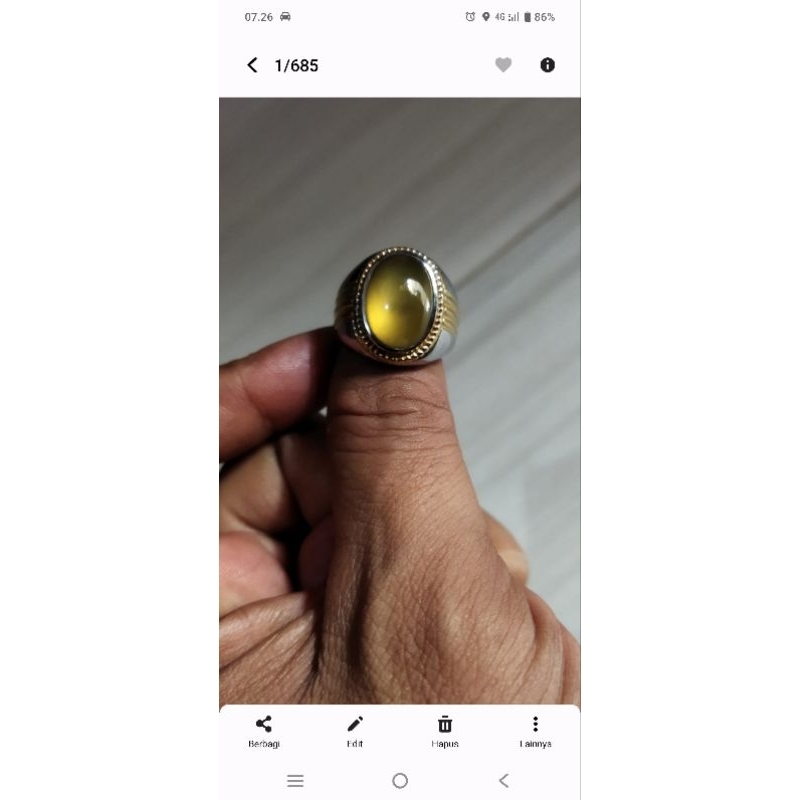 Batu Cincin Solar Neon Aceh