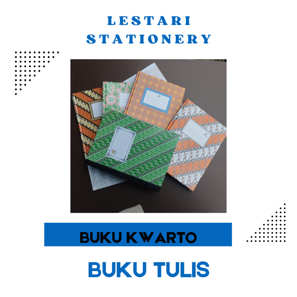 

Buku Kwarto Forte 100 | Buku Tulis Hard Cover | Lestari Stationery