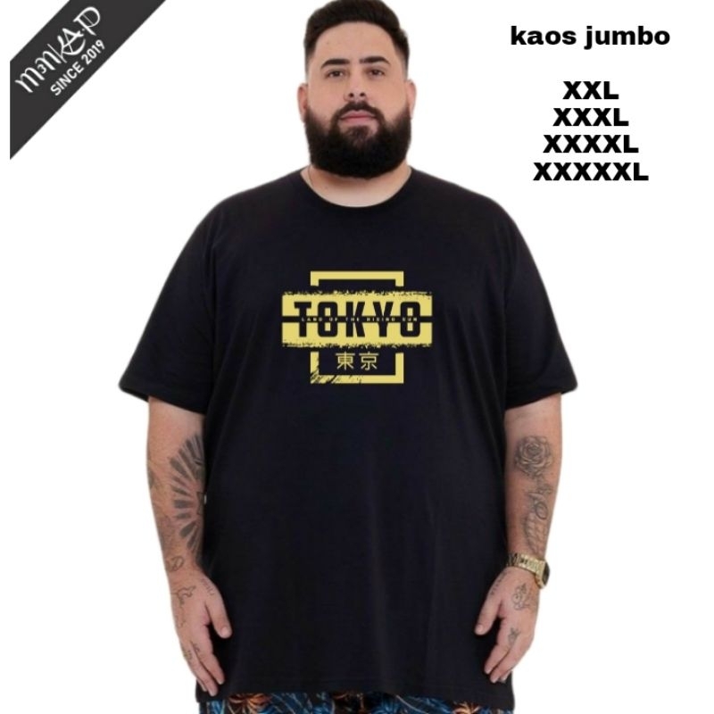 T-SHIRT M3NKA.ID BLACK SERIES MOTIF TOKYO JAPAN SIZE M L XL XXL XXXL XXXXL XXXXXL BAHAN KATUN KOMBED