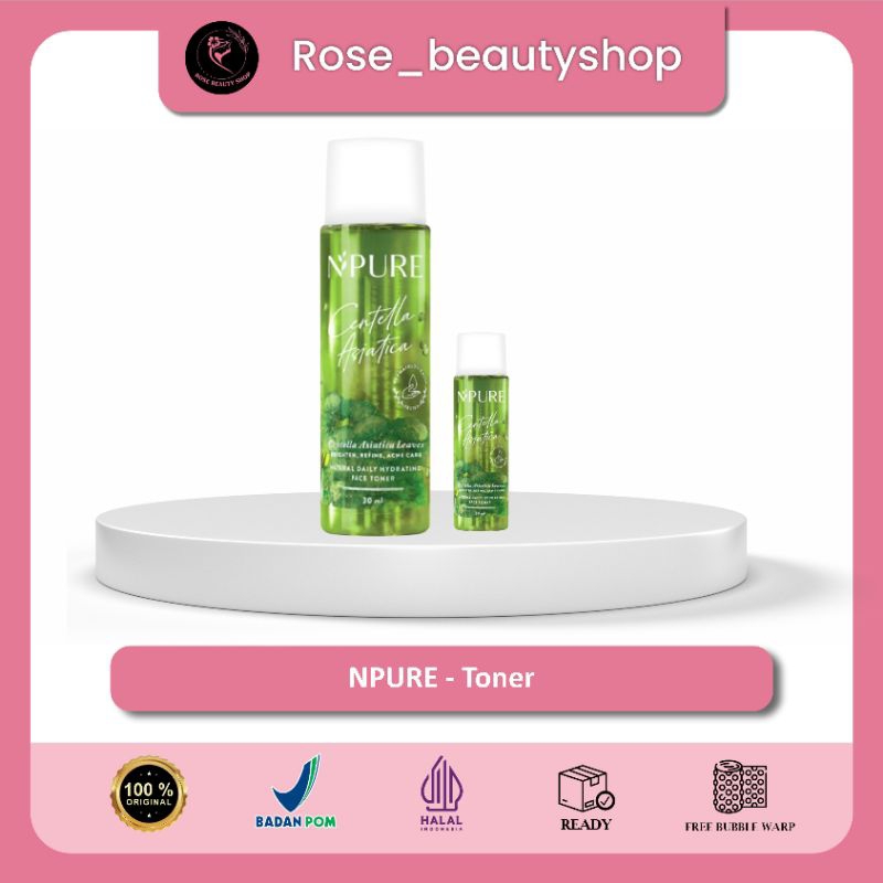 NPURE Toner - Npure Cica Hydrating Acne Toner 150ml - Npure Face Wash - Npure Cica Acne Toner - Sabu