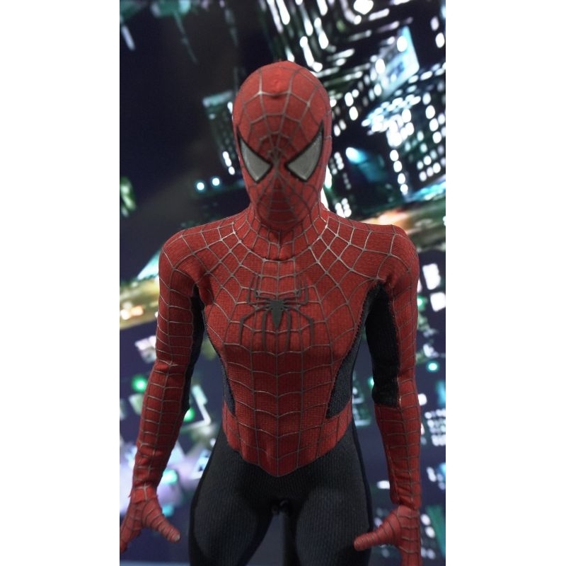 Hot Toys Spiderman 3 (1 set) Spiderman Merah & Hitam, New Goblin, Sandman