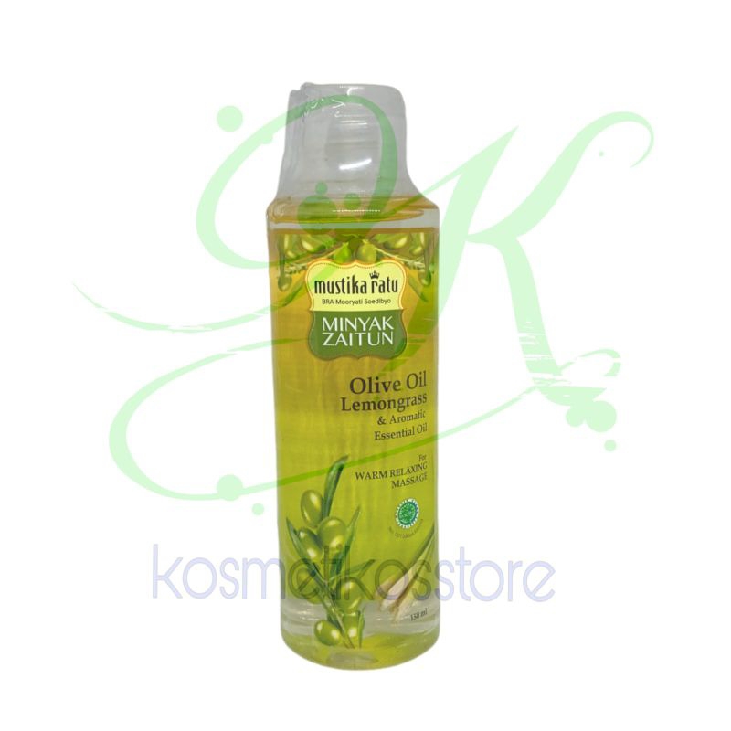 Olive Oil Lemongrass Mustika Ratu / Minyak Zaitun / Minyak Pijat
