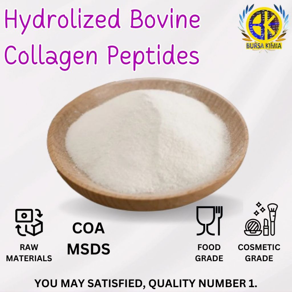 Hydrolized Bovine Collagen Peptides 1 Kilogram - Bovine Collagen Peptide - Bubuk Kolagen Hewani 1 KG