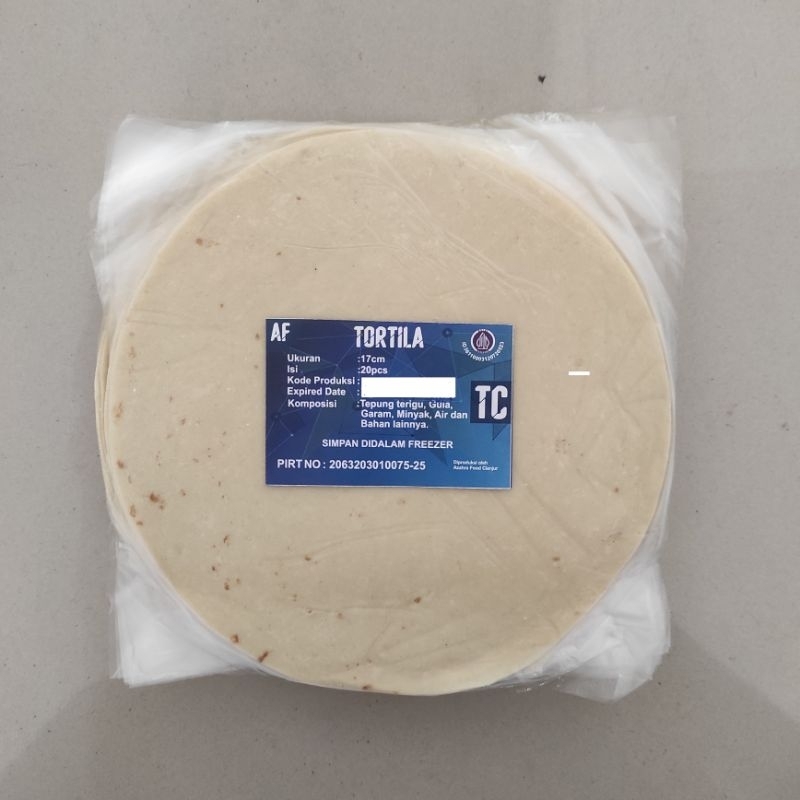 

AF Tortila Kulit Kebab TC 17cm Isi 20s