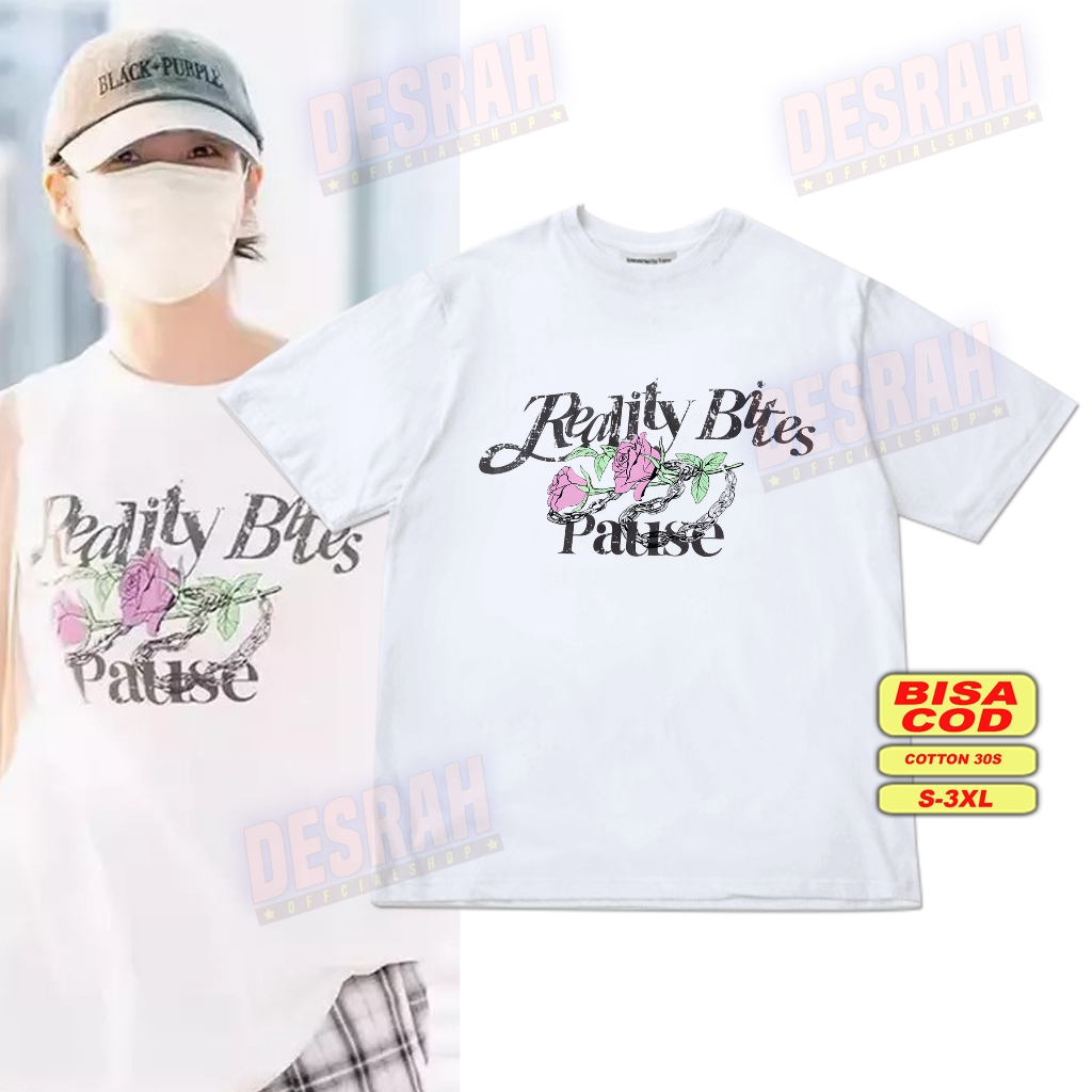 kaos Korean Kpop IU Lee Ji Eun REALITY BITES PAUSE