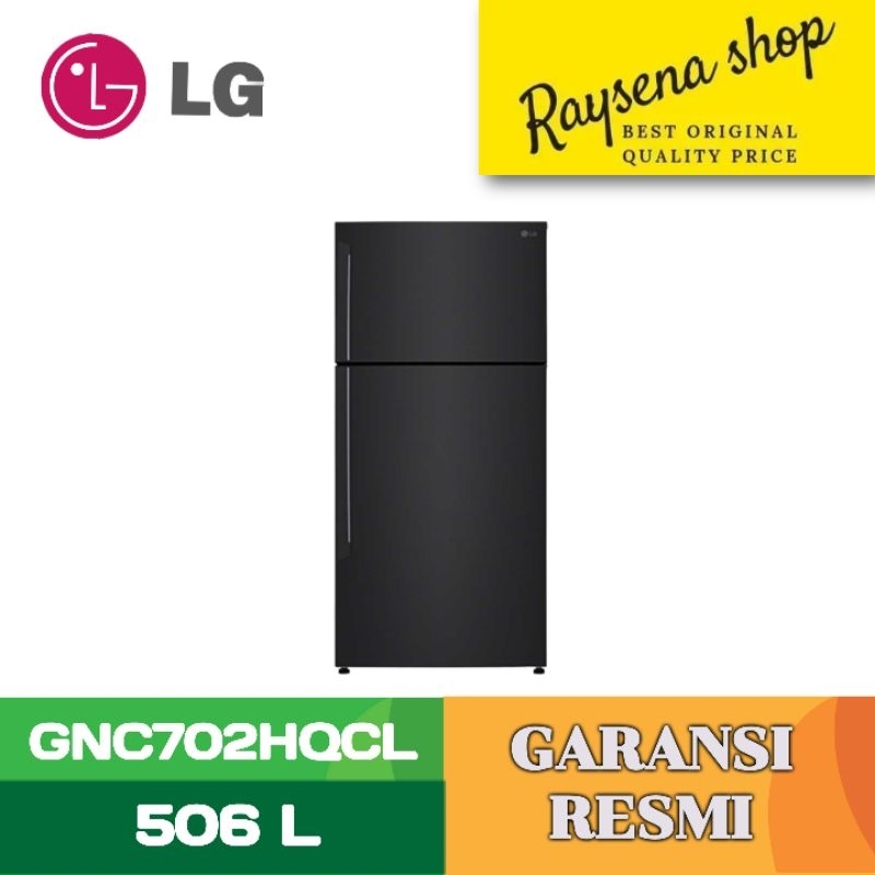 LG KULKAS 2 PINTU BESAR BIG 2 DOOR REFRIGERATOR GNC702HQCL