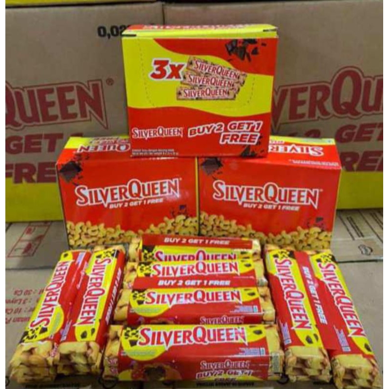 

silverqueen 25gr isi 6pc