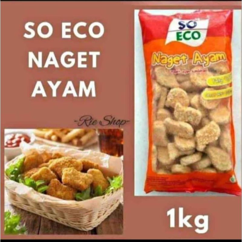 

Naget Ayam Nugget So Eco 1kg