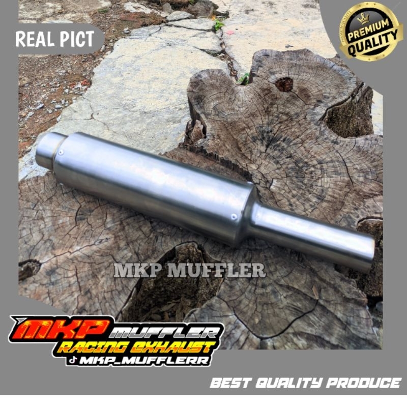 TABUNG ISIAN KNALPOT ALL MATIC NON CORTAM INLET 38MM/OUTLET 50MM