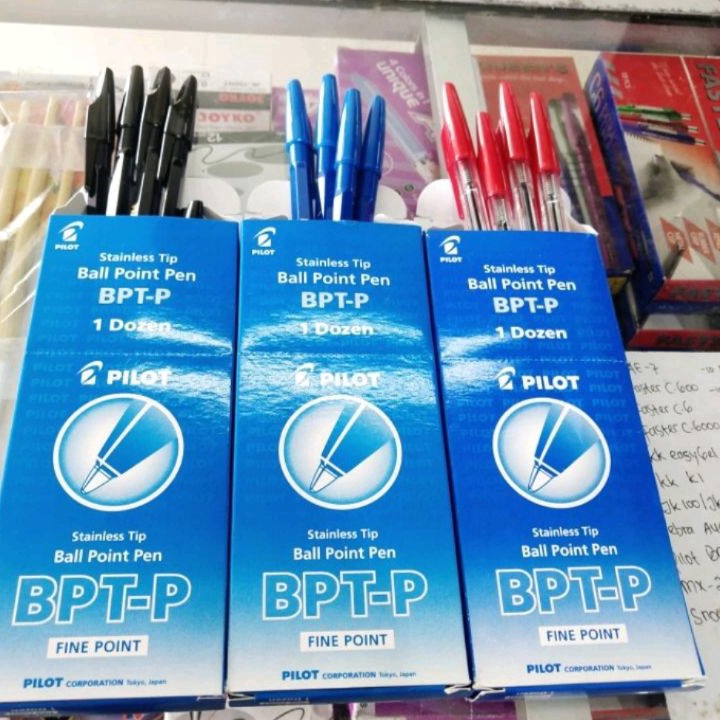

SPESIAL AWAL TAHUN Pulpen Pilot BPTP Fine point 7mm 1pak12pcs