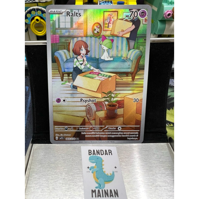 Ralts AR SV1S 083/078 Pokemon indonesia TCG