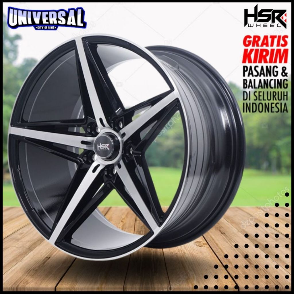 VELG MOBIL DIMODEL HSR BECO 5047 R18 UNTUK MOBIL Mercedes-Benz,Audi,VW,BMW Seri 3 tahun 2021-2022