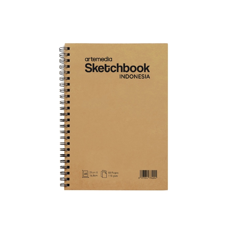 

SPESIAL Artemedia Sketchbook Wired A5 A4 Craft Cover Jilid Spiral