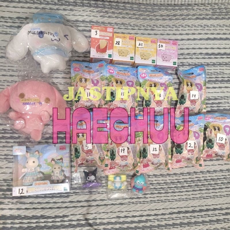 [READY INA] JAPAN KUJI BLIND BAG SYLVANIAN FAMILIES COSTUME x Family mart | CEK DESKRIPSI