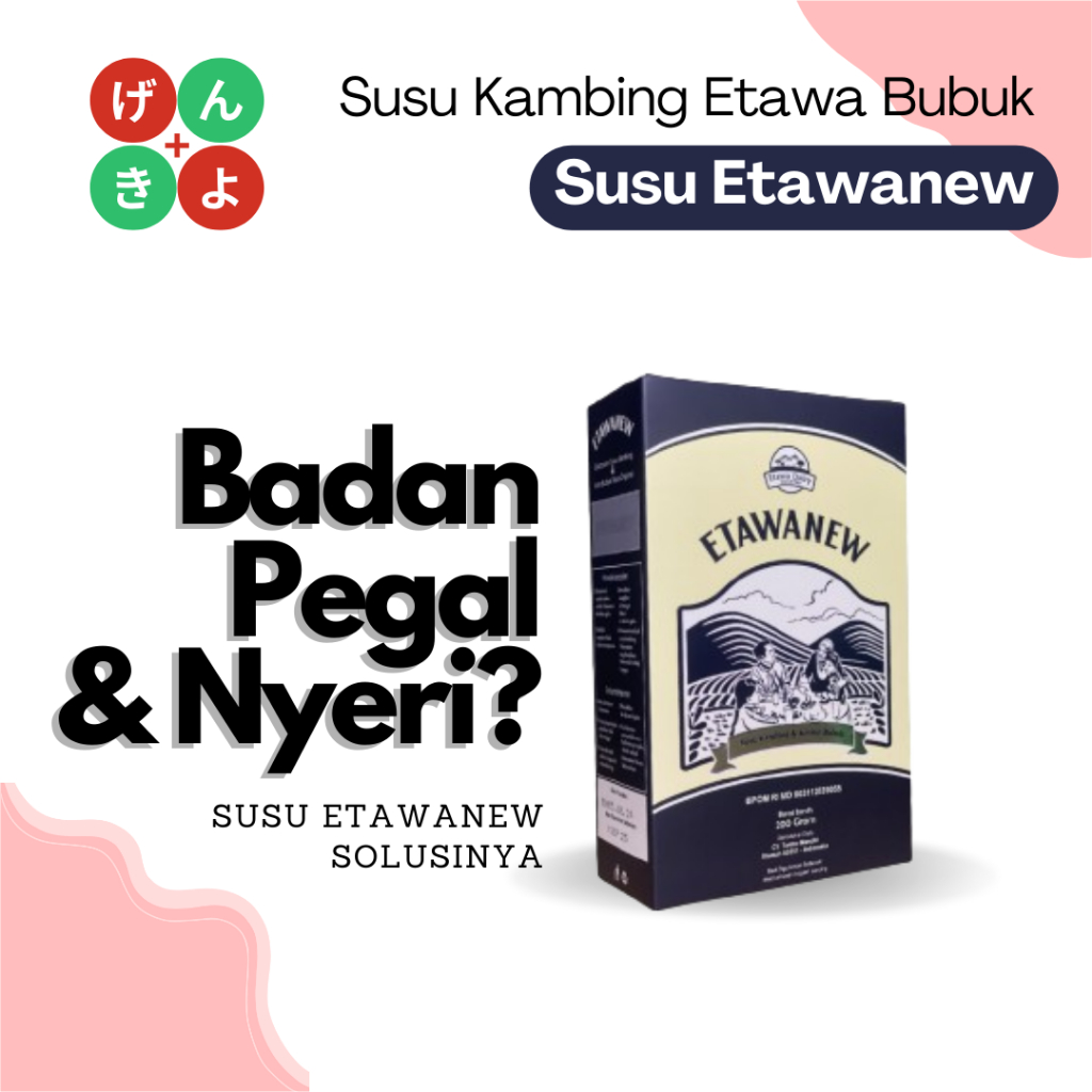 

SUSU KAMBING ETAWA PREMIUM - ETAWANEW PLATINUM - MENJAGA & MEMELIHARA KESEHATAN TULANG - 200gr