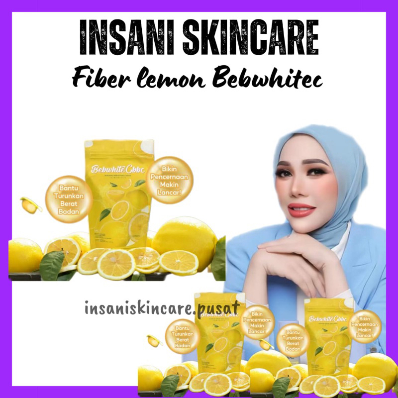 [STORE OFFICIAL] FIBER LEMON BBC INSANI KEMASAN SERBUK PELANGSING MEMBANTU PROSES DIET & DETOKS