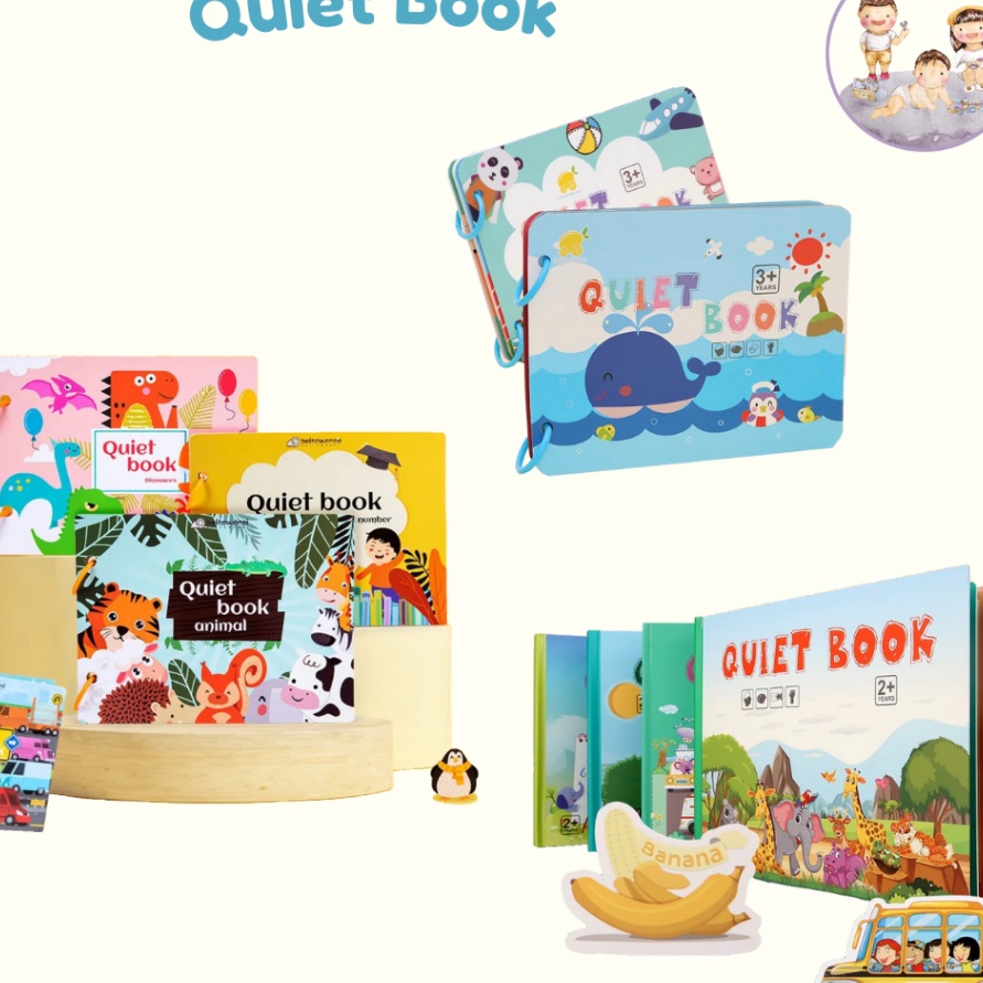 TERLARIZZZ QUIET BOOK QUIET BUSY BOOK ACTIVITY REUSED BOOK buku aktivitas anak 2 tahun buku anak 2 t